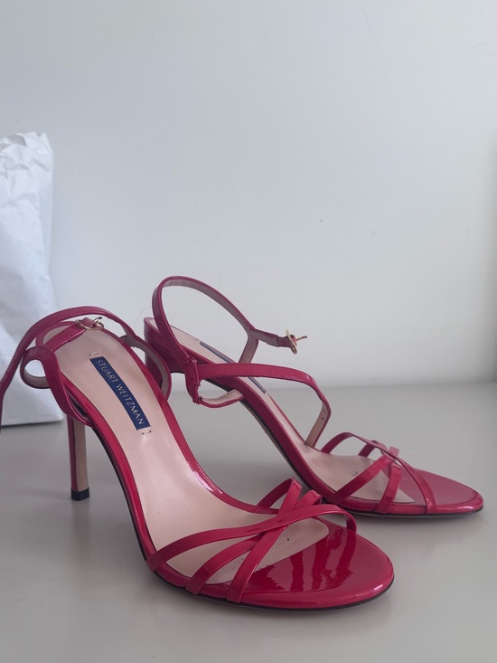 Stuart Weitzman Shoes - Stuart Weitzman Red Sandals 38,5